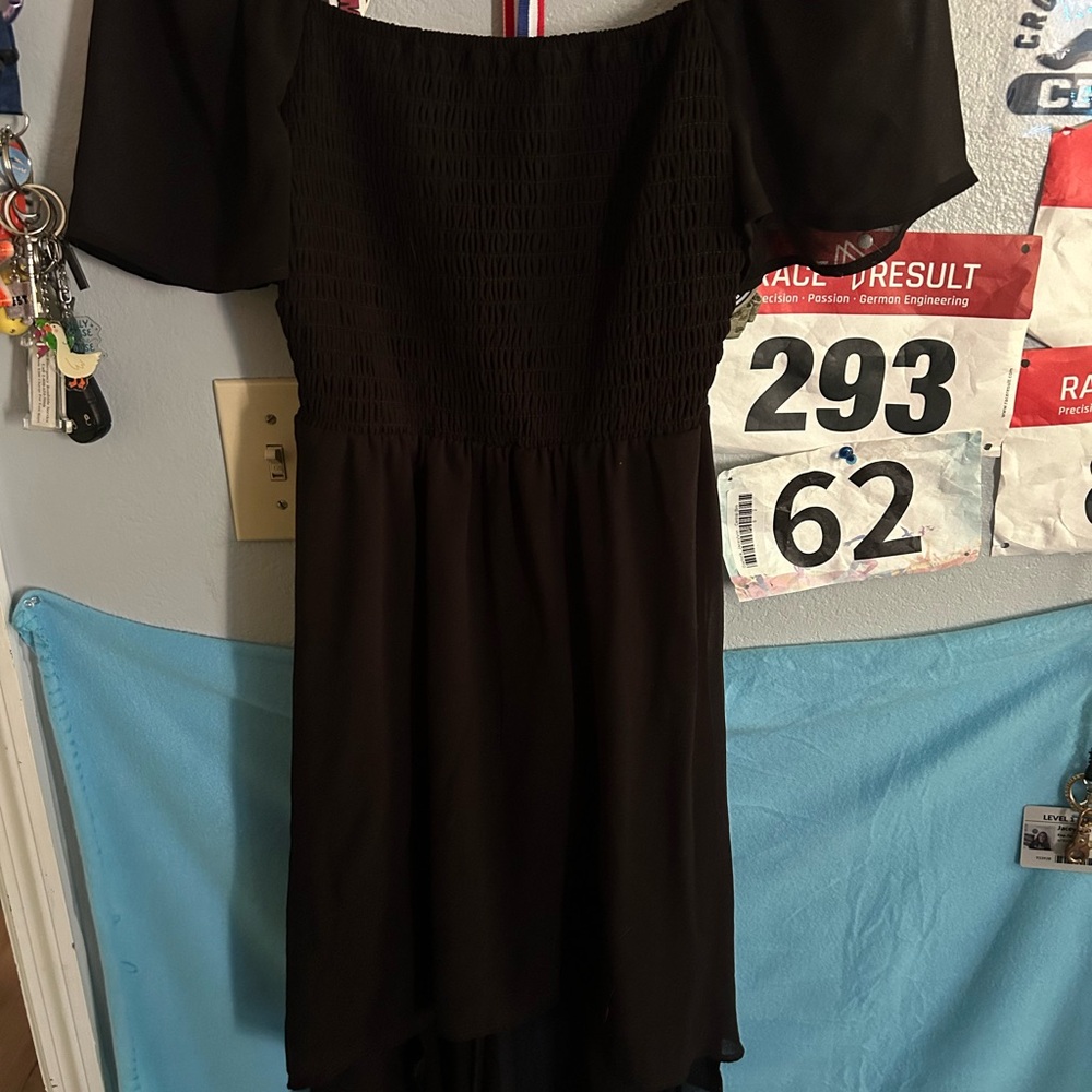 Lily Rose Black High Low Dress